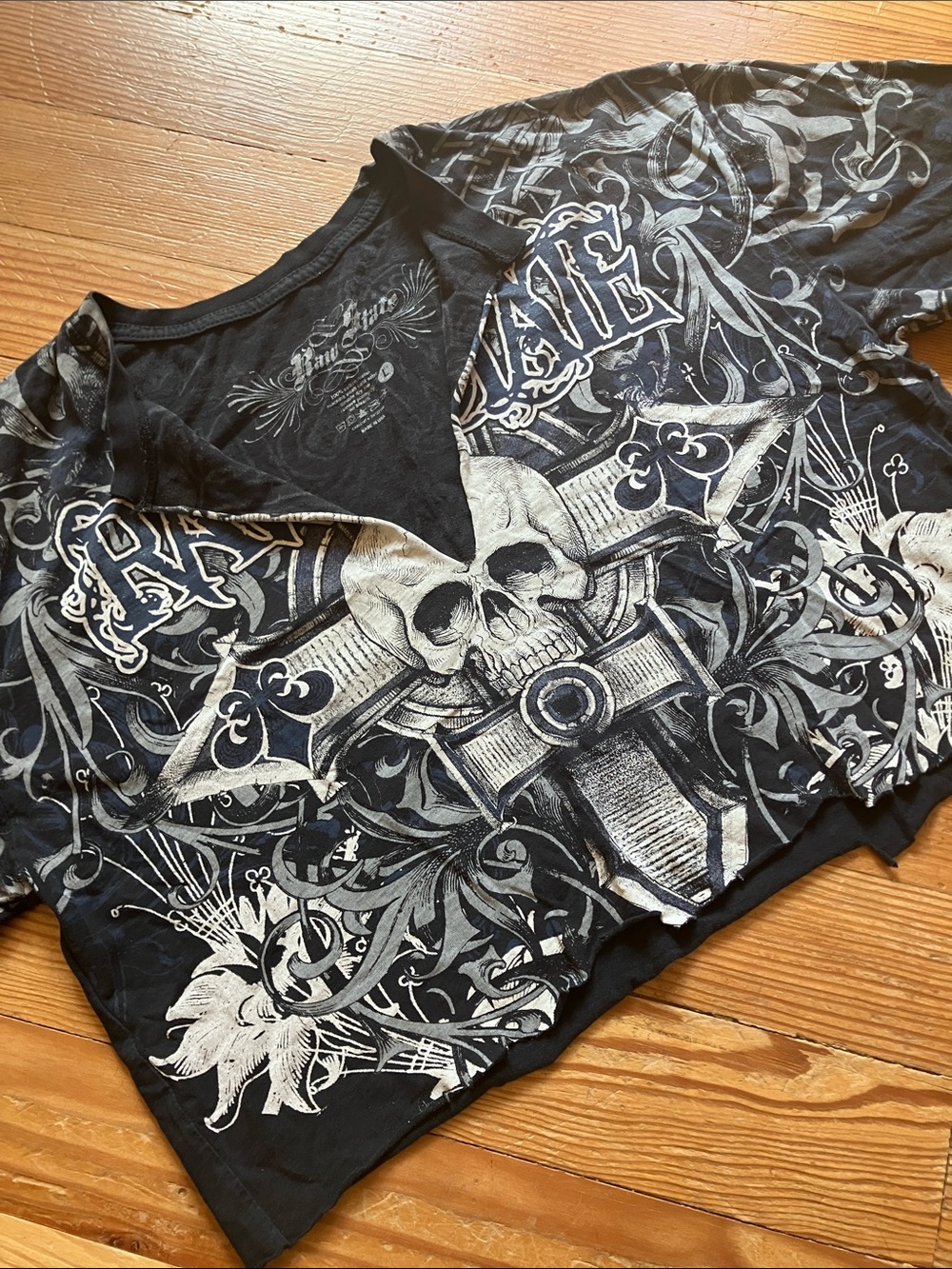 Vintage Raw State Crop